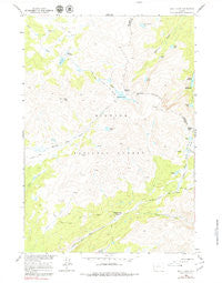 Shell Lake Wyoming Historical topographic map, 1:24000 scale, 7.5 X 7.5 Minute, Year 1960