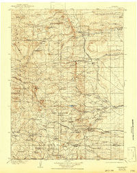 Sherman Wyoming Historical topographic map, 1:125000 scale, 30 X 30 Minute, Year 1905