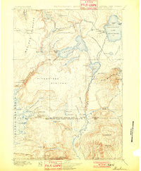 Shoshone Wyoming Historical topographic map, 1:125000 scale, 30 X 30 Minute, Year 1901