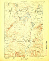 Shoshone Wyoming Historical topographic map, 1:125000 scale, 30 X 30 Minute, Year 1908