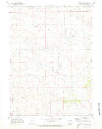 Simpson Draw Wyoming Historical topographic map, 1:24000 scale, 7.5 X 7.5 Minute, Year 1970