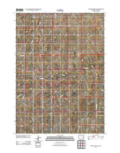 Simpson Draw NW Wyoming Historical topographic map, 1:24000 scale, 7.5 X 7.5 Minute, Year 2012