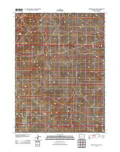 Simpson Gulch SW Wyoming Historical topographic map, 1:24000 scale, 7.5 X 7.5 Minute, Year 2012
