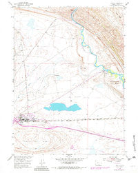 Sinclair Wyoming Historical topographic map, 1:24000 scale, 7.5 X 7.5 Minute, Year 1953