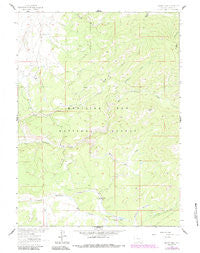 Singer Peak Wyoming Historical topographic map, 1:24000 scale, 7.5 X 7.5 Minute, Year 1961