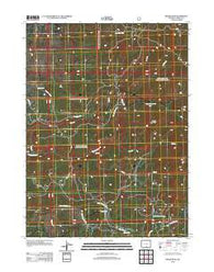 Singer Peak Wyoming Historical topographic map, 1:24000 scale, 7.5 X 7.5 Minute, Year 2012