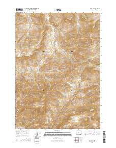 Sioux Pass Wyoming Current topographic map, 1:24000 scale, 7.5 X 7.5 Minute, Year 2015
