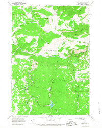 Skull Ridge Wyoming Historical topographic map, 1:24000 scale, 7.5 X 7.5 Minute, Year 1964