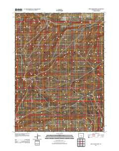 Smith Draw West Wyoming Historical topographic map, 1:24000 scale, 7.5 X 7.5 Minute, Year 2012