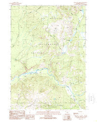Snake Hot Springs Wyoming Historical topographic map, 1:24000 scale, 7.5 X 7.5 Minute, Year 1989