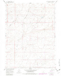 Sooner Reservoir Wyoming Historical topographic map, 1:24000 scale, 7.5 X 7.5 Minute, Year 1960