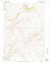 South Baxter Wyoming Historical topographic map, 1:24000 scale, 7.5 X 7.5 Minute, Year 1968