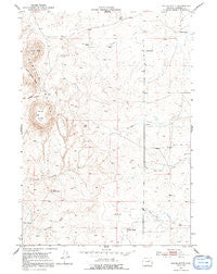 South Butte Wyoming Historical topographic map, 1:24000 scale, 7.5 X 7.5 Minute, Year 1953