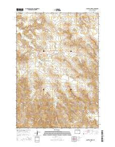 Spotted Horse Wyoming Current topographic map, 1:24000 scale, 7.5 X 7.5 Minute, Year 2015