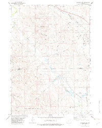 Spyglass Hill Wyoming Historical topographic map, 1:24000 scale, 7.5 X 7.5 Minute, Year 1982