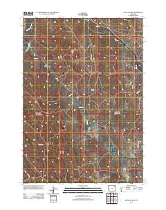 Spyglass Hill Wyoming Historical topographic map, 1:24000 scale, 7.5 X 7.5 Minute, Year 2012