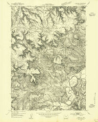 Storm Hill Wyoming Historical topographic map, 1:24000 scale, 7.5 X 7.5 Minute, Year 1954