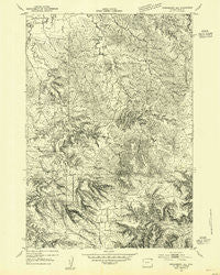 Strawberry Hill Wyoming Historical topographic map, 1:24000 scale, 7.5 X 7.5 Minute, Year 1954