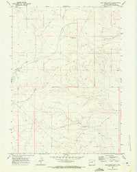 Stud Horse Butte Wyoming Historical topographic map, 1:24000 scale, 7.5 X 7.5 Minute, Year 1969