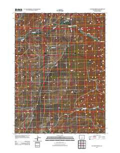 Sulphur Springs Wyoming Historical topographic map, 1:24000 scale, 7.5 X 7.5 Minute, Year 2012