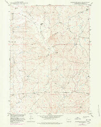Sundquist Ranch Wyoming Historical topographic map, 1:24000 scale, 7.5 X 7.5 Minute, Year 1949