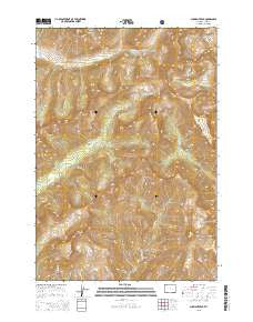 Sunlight Peak Wyoming Current topographic map, 1:24000 scale, 7.5 X 7.5 Minute, Year 2015