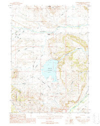 Sunshine Reservoir Wyoming Historical topographic map, 1:24000 scale, 7.5 X 7.5 Minute, Year 1987