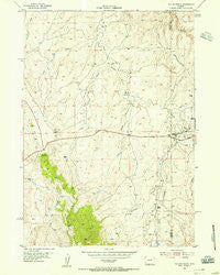 Taylor Ranch Wyoming Historical topographic map, 1:24000 scale, 7.5 X 7.5 Minute, Year 1954