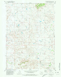 Telephone Draw Wyoming Historical topographic map, 1:24000 scale, 7.5 X 7.5 Minute, Year 1981