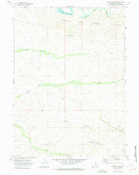 Tenmile Spring Wyoming Historical topographic map, 1:24000 scale, 7.5 X 7.5 Minute, Year 1971