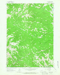 Teton Pass Wyoming Historical topographic map, 1:24000 scale, 7.5 X 7.5 Minute, Year 1963