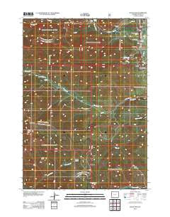 Teton Pass Wyoming Historical topographic map, 1:24000 scale, 7.5 X 7.5 Minute, Year 2012