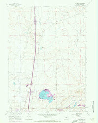 The Reefs Wyoming Historical topographic map, 1:24000 scale, 7.5 X 7.5 Minute, Year 1961