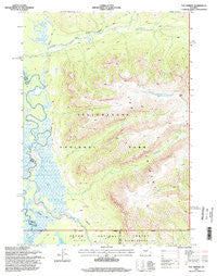 The Trident Wyoming Historical topographic map, 1:24000 scale, 7.5 X 7.5 Minute, Year 1996