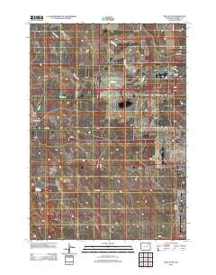 The Gap SW Wyoming Historical topographic map, 1:24000 scale, 7.5 X 7.5 Minute, Year 2012
