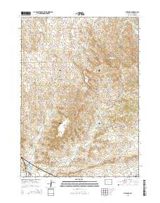 The Park Wyoming Current topographic map, 1:24000 scale, 7.5 X 7.5 Minute, Year 2015