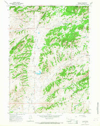 Toltec Wyoming Historical topographic map, 1:24000 scale, 7.5 X 7.5 Minute, Year 1964