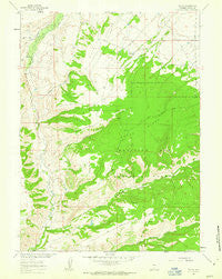 Tullis Wyoming Historical topographic map, 1:24000 scale, 7.5 X 7.5 Minute, Year 1961