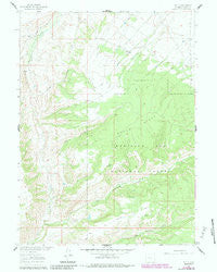Tullis Wyoming Historical topographic map, 1:24000 scale, 7.5 X 7.5 Minute, Year 1961