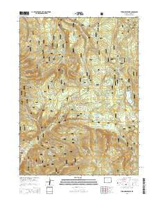 Turpin Reservoir Wyoming Current topographic map, 1:24000 scale, 7.5 X 7.5 Minute, Year 2015