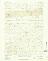 Twelvemile Well Wyoming Historical topographic map, 1:62500 scale, 15 X 15 Minute, Year 1958