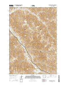 Twentymile Butte Wyoming Current topographic map, 1:24000 scale, 7.5 X 7.5 Minute, Year 2015