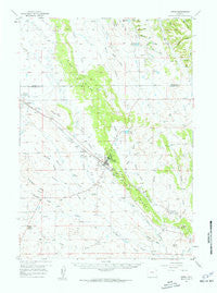 Upton Wyoming Historical topographic map, 1:62500 scale, 15 X 15 Minute, Year 1957