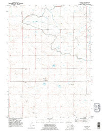 Veteran Wyoming Historical topographic map, 1:24000 scale, 7.5 X 7.5 Minute, Year 1990
