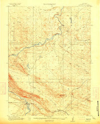 Walcott Wyoming Historical topographic map, 1:62500 scale, 15 X 15 Minute, Year 1914