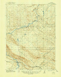 Walcott Wyoming Historical topographic map, 1:62500 scale, 15 X 15 Minute, Year 1914