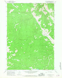 Walker Mountain Wyoming Historical topographic map, 1:24000 scale, 7.5 X 7.5 Minute, Year 1964