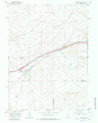 Wamsutter Wyoming Historical topographic map, 1:24000 scale, 7.5 X 7.5 Minute, Year 1966