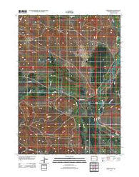Webb Draw Wyoming Historical topographic map, 1:24000 scale, 7.5 X 7.5 Minute, Year 2012