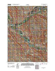 Weintz Draw Wyoming Historical topographic map, 1:24000 scale, 7.5 X 7.5 Minute, Year 2012